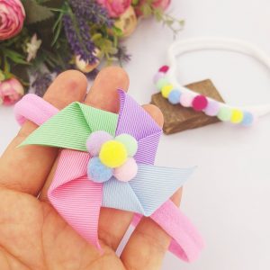 faixa para cabelo bebê