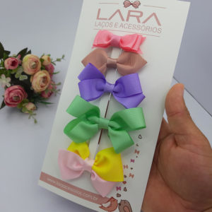 Laços de Cabelo para Bebe Laços Para Cabelo Lindos C/05 Unid