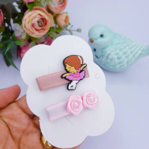 Presilha de Cabelo Hair Clips Infantil Bailarina - Par