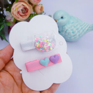 Presilha de Cabelo Hair Clips Infantil Bailarina - Par