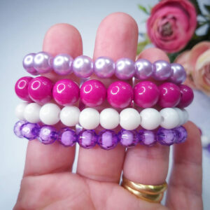 Pulseira para Bebê de Pérolas